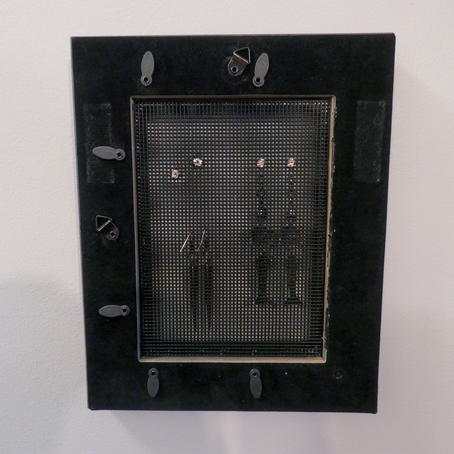 One of a Kind Dark Goth Victorian Picture Frame Earring Holder