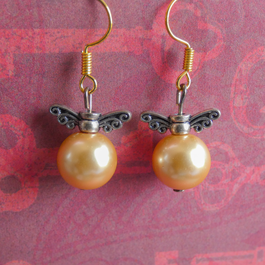 Golden Firefly Earrings