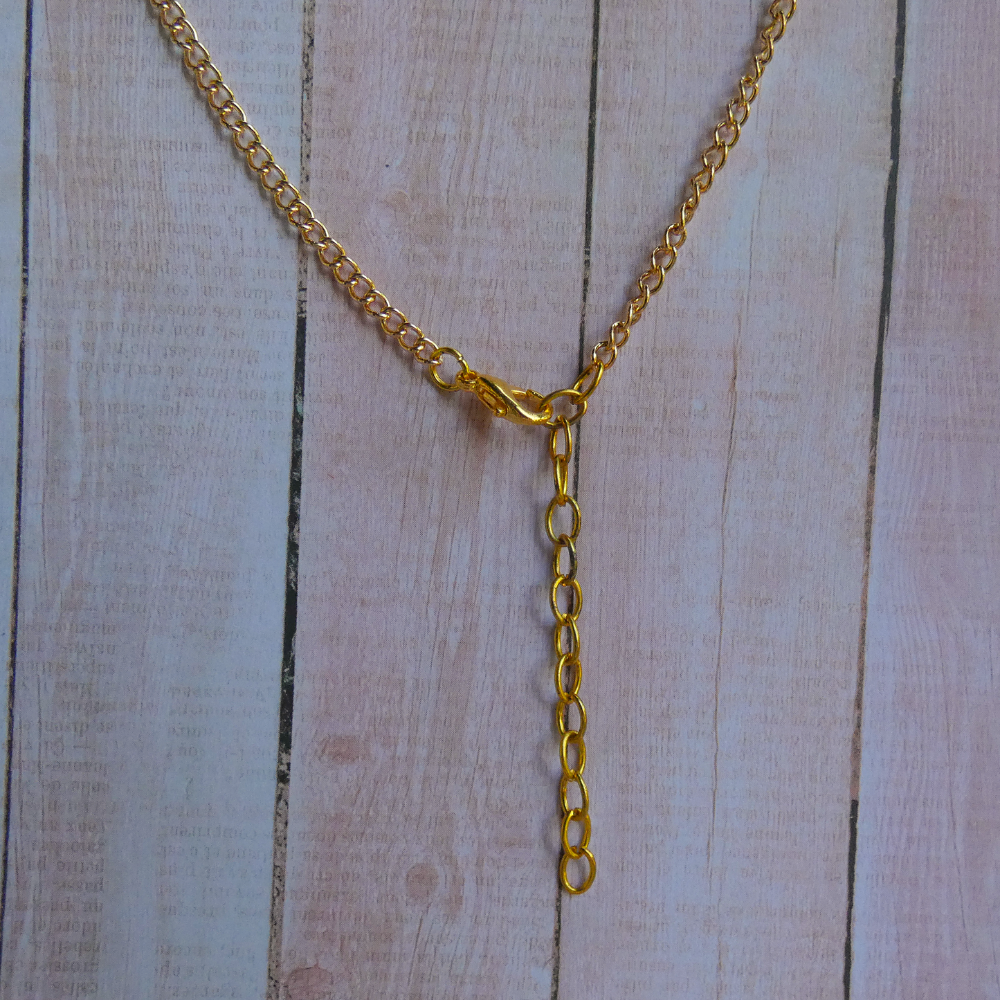 Gold Trimmed Seashell Necklace