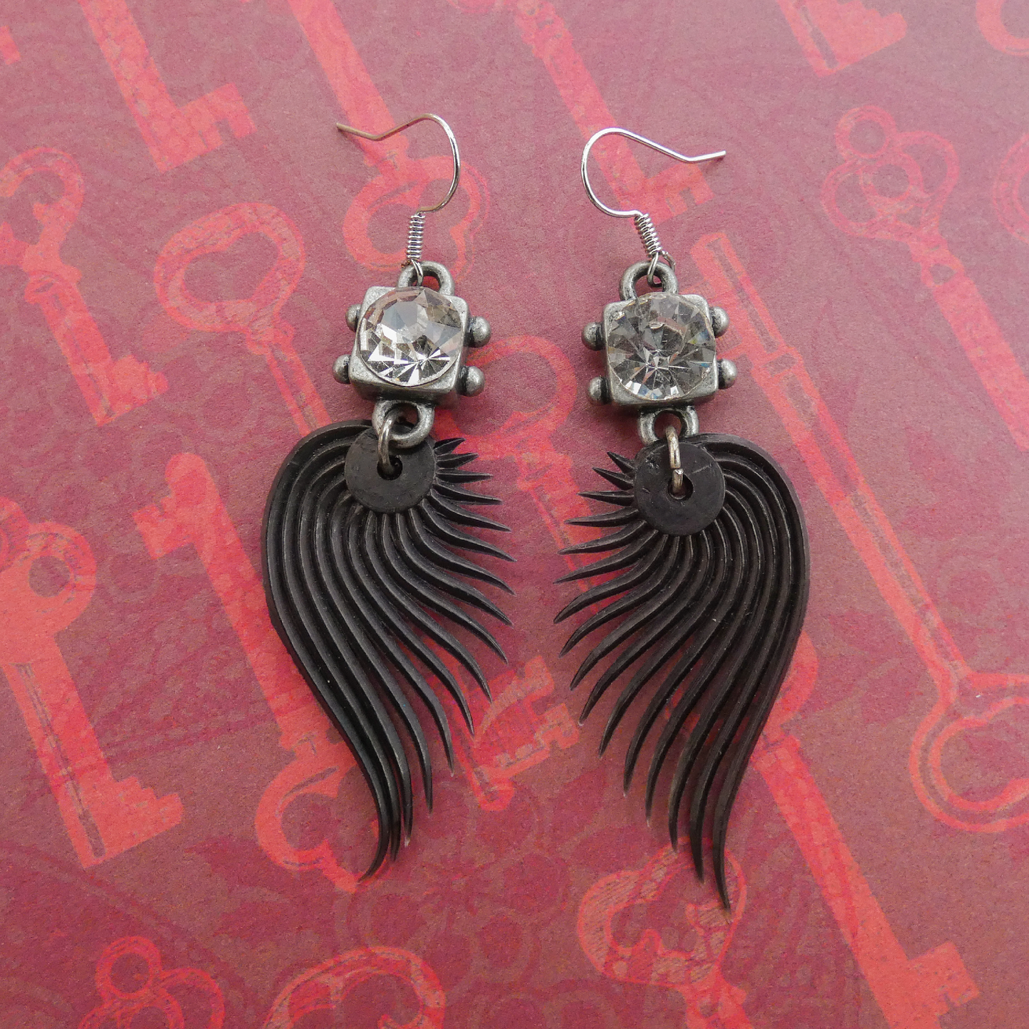 Steampunk Wing Earrings