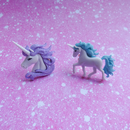 Glitter Unicorn Adjustable Ring